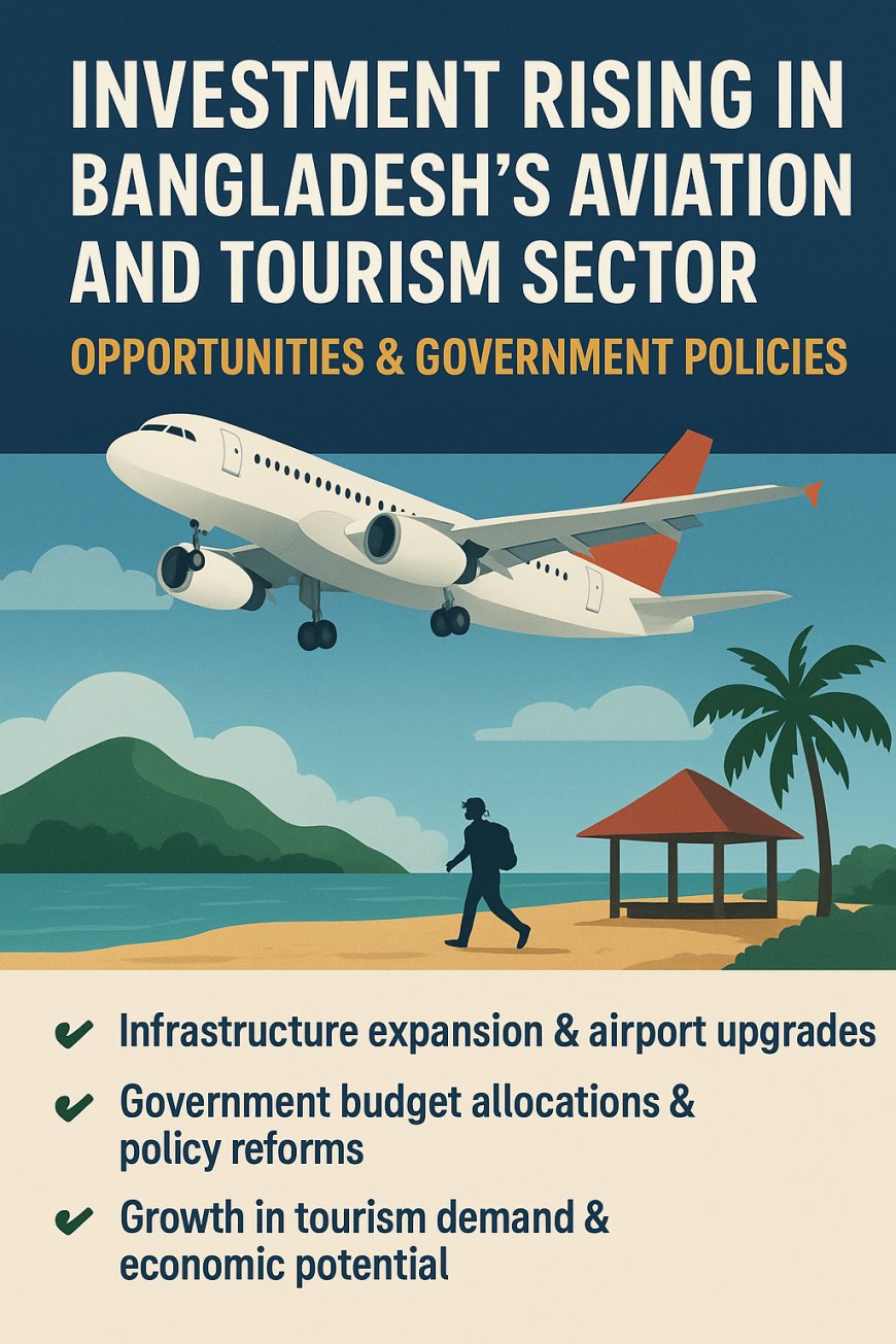 Investment Rising in Bangladesh’s Aviation and Tourism Sector | Opportunities & Government Policies