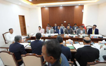 Prime Minister Holds Meeting on Dhaka Airport’s Third Terminal