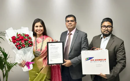 US-Bangla Honours Nazmun Nahar Who Raised Bangladesh Flag in 184 Countries