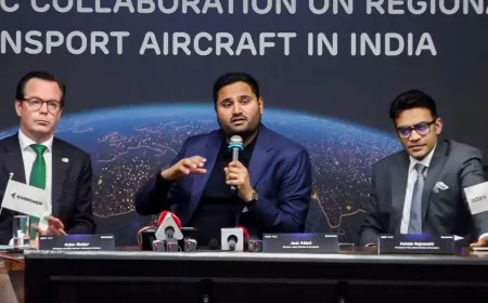 Embraer, Adani Sign MoU to Assemble E175 in India