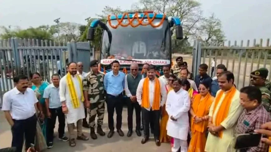 Bangladesh–India–Tripura bus service resumes after 18-month suspension