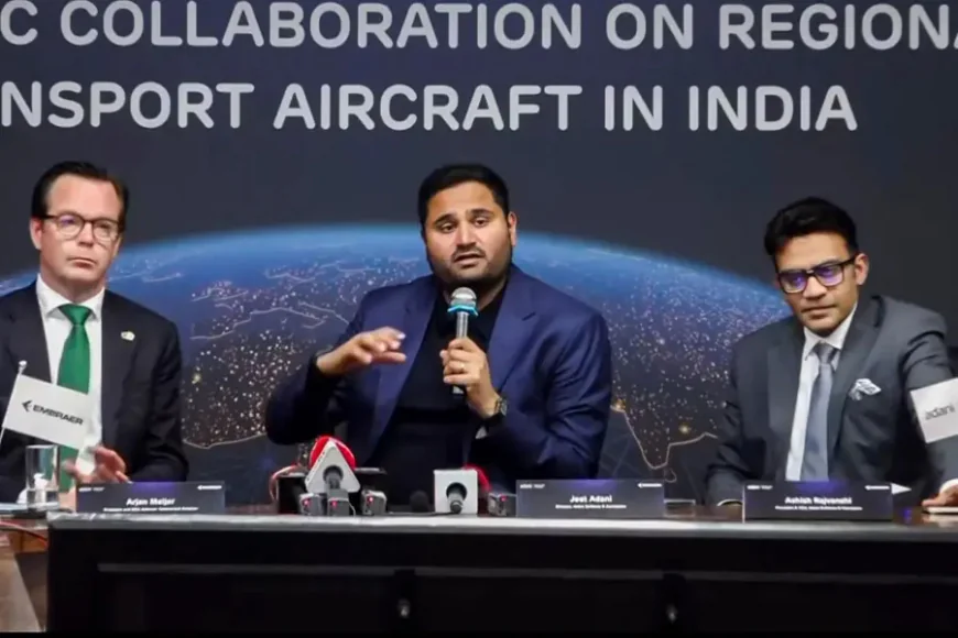 Embraer, Adani Sign MoU to Assemble E175 in India