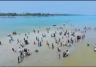 Gopalganj’s river sandbank turns into recreation hub