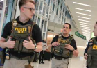 ICE agents at US airports amid TSA staff shortages for shutdown
