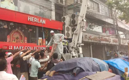 Two Bangladesh Air Force members die in Mirpur commercial building fire