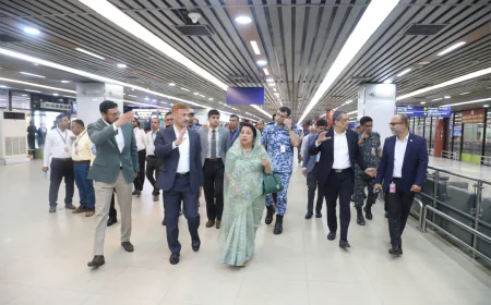 Minister inspects VVIP, domestic terminals at HSIA
