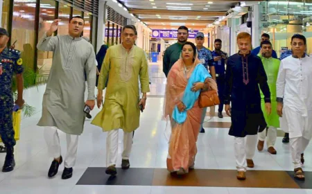 Afroza stresses better services visiting Dhaka airport on Eid day
