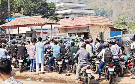 Fuel shortage in Bandarban sparks tension between locals, biker tourists