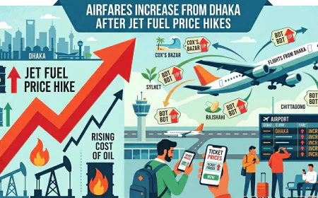 Airfares increase on various routes from Dhaka following jet fuel price hike