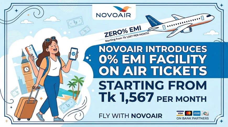 NOVOAIR introduces 0% EMI facility for clients