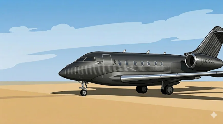 Ronaldo’s private jet departs Saudi Arabia amid regional conflict