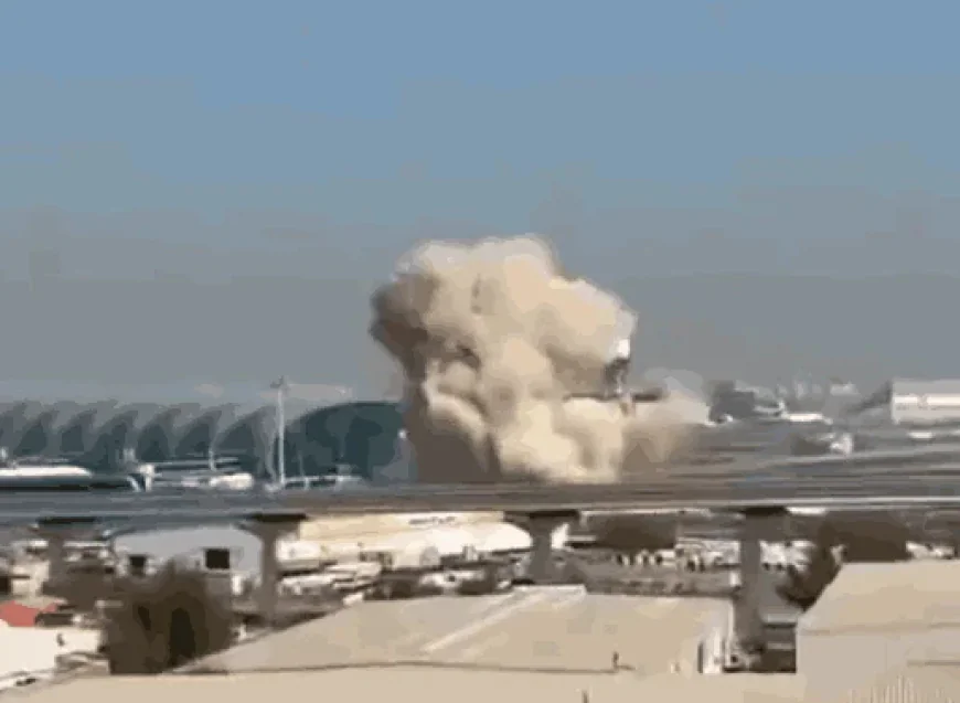 Dubai Airport suspends operations after drone intercepted, debris falls on runway