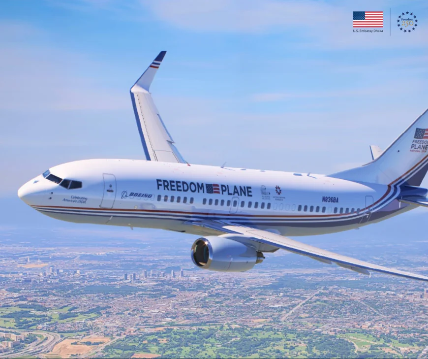 USA Freedom Plane showcases America's founding documents on national tour
