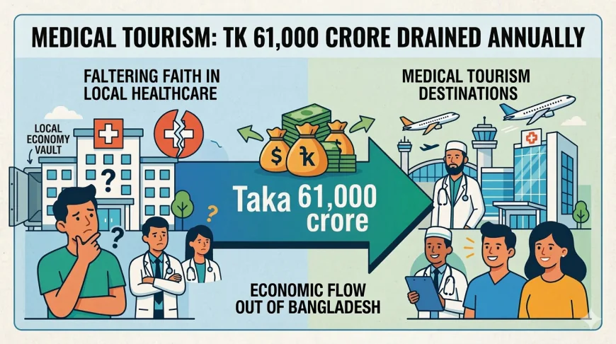 Medical tourism: Tk61,000cr drained annually by faltering faith in local healthcare