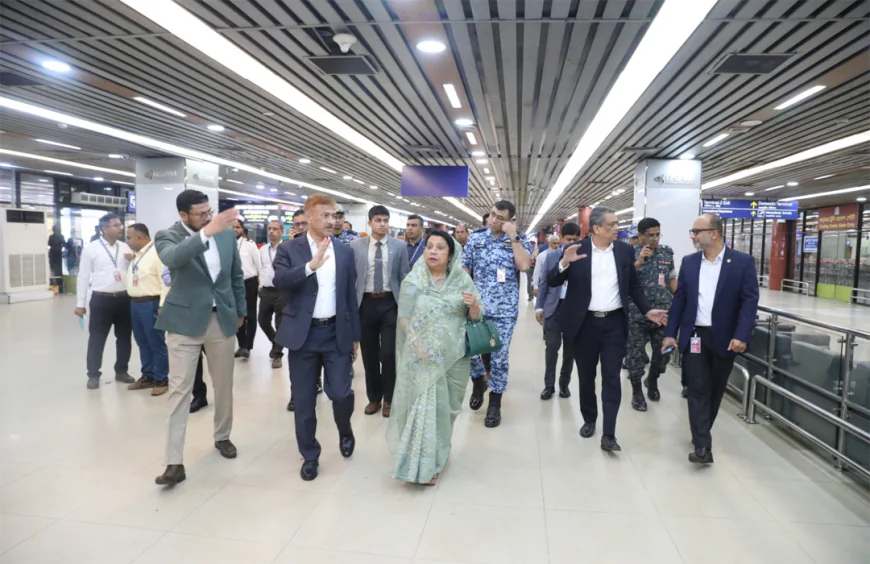 Minister inspects VVIP, domestic terminals at HSIA