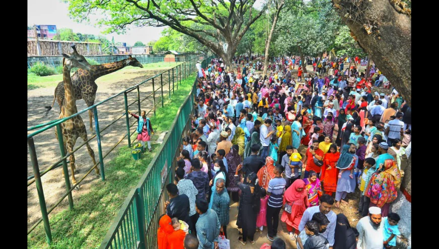 Post-Eid hangout: Dhaka's zoo, parks overflow with holiday crowds