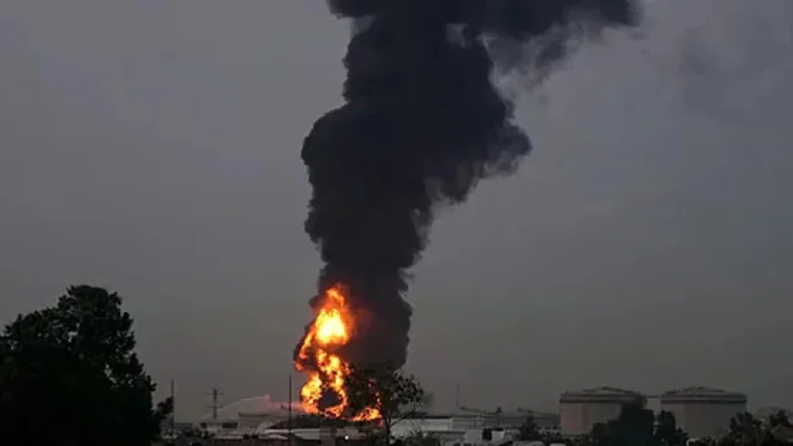 Drone strike sparks fuel tank blaze at Kuwait airport