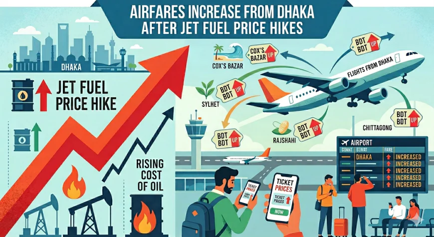 Domestic airfares rise following jet fuel price hike