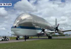NASA’s rare Super Guppy aircraft lands in Lakeland