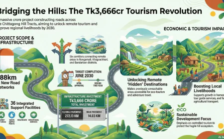 Tk3,666cr road plan to boost tourism in hill tracts