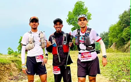 3 Bangladeshi runners complete 160km ultra trail race in Nepal