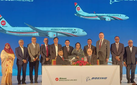 Biman signs 14 new aircraft deal with Boeing
