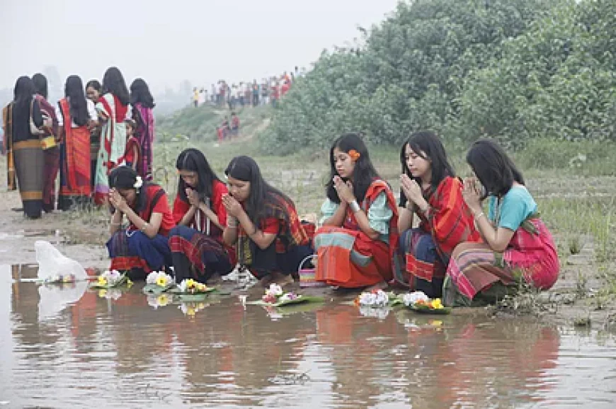 Flower floating marks start of Biju festival, prayers for world peace