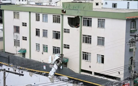 Three dead after light aircraft crashes into building in Brazil