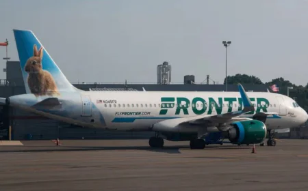 Flight taking off from Denver hits pedestrian on runway