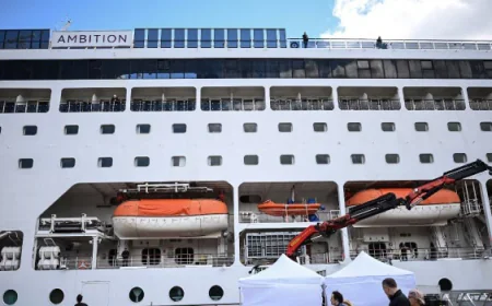 France confines 1,700 on cruise ship after 90-year-old dies