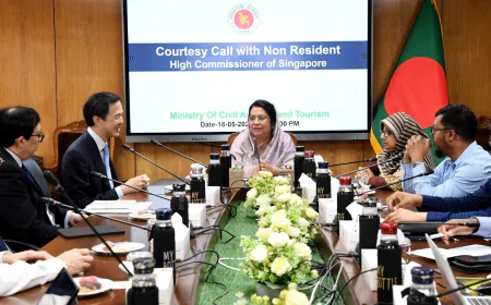 Bangladesh, Singapore discuss cooperation in aviation modernisation, tourism