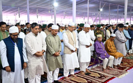 President, PM offer Eid prayers at National Eidgah