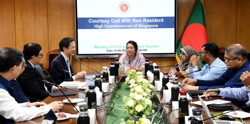 Bangladesh, Singapore discuss cooperation in aviation modernisation, tourism