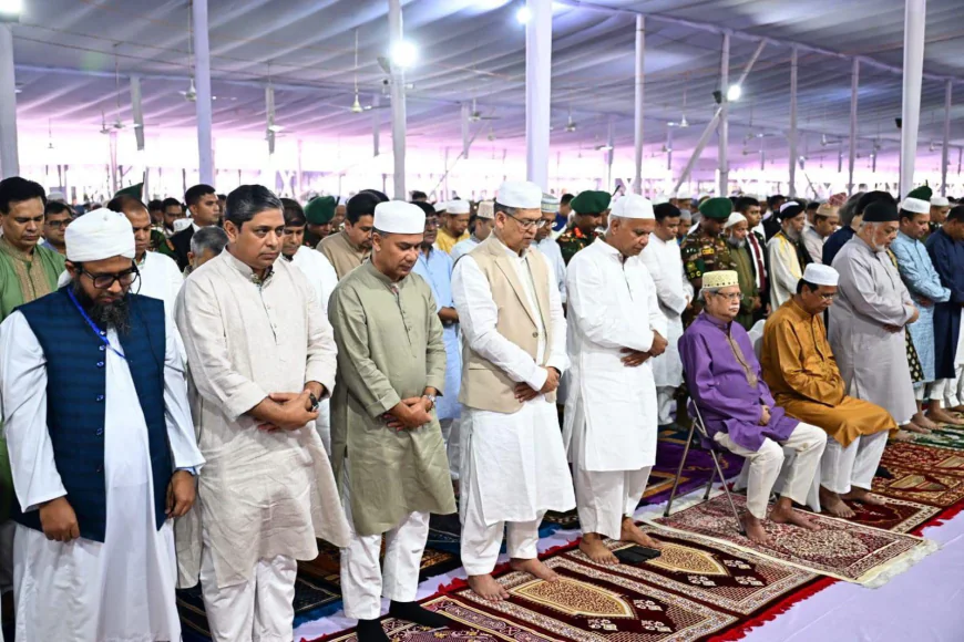 President, PM offer Eid prayers at National Eidgah