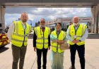 Civil aviation minister visits Heathrow airport