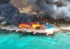 Woman killed in Dominican hotel fire, 1,700 rescued