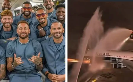 Brazil’s World Cup flight ‘baptised’ 