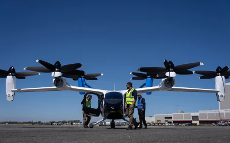 Joby tests air taxi flights in New York
