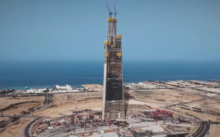 World's new tallest building nears completion in Saudi Arabia