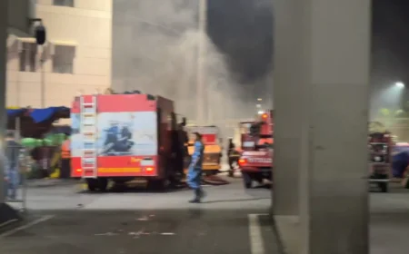 Late-night fire at Dhaka airport cargo village quickly contained