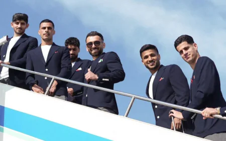 Iran team lands in Mexico amid US visa row