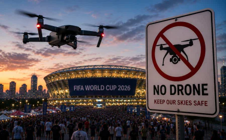 FAA restricts drones for WC in USA