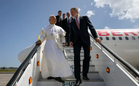 King of Spain steps in to aid Pope Leo XIV after flight grounded