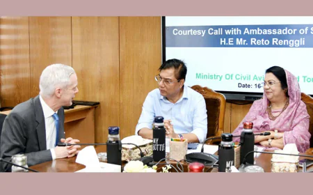 Bangladesh, Switzerland eye closer aviation ties