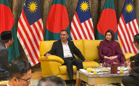 Tarique arrives in Malaysia on first state visit