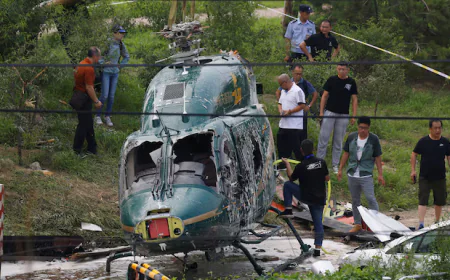 Copter crashes in Beijing in past 20yrs