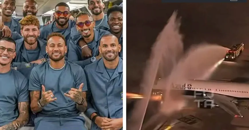 Brazil’s World Cup flight ‘baptised’ 