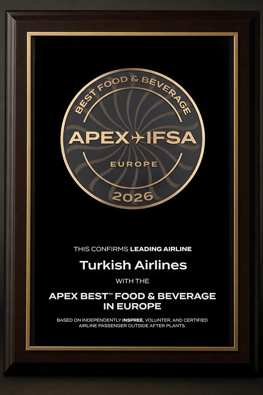 Turkish Airlines clinches APEX Best Food & Beverage Award in Europe