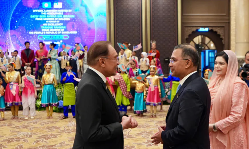 Tarique attends luncheon hosted by Anwar