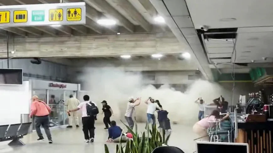 Quake leads closure of Venezuela's main airport